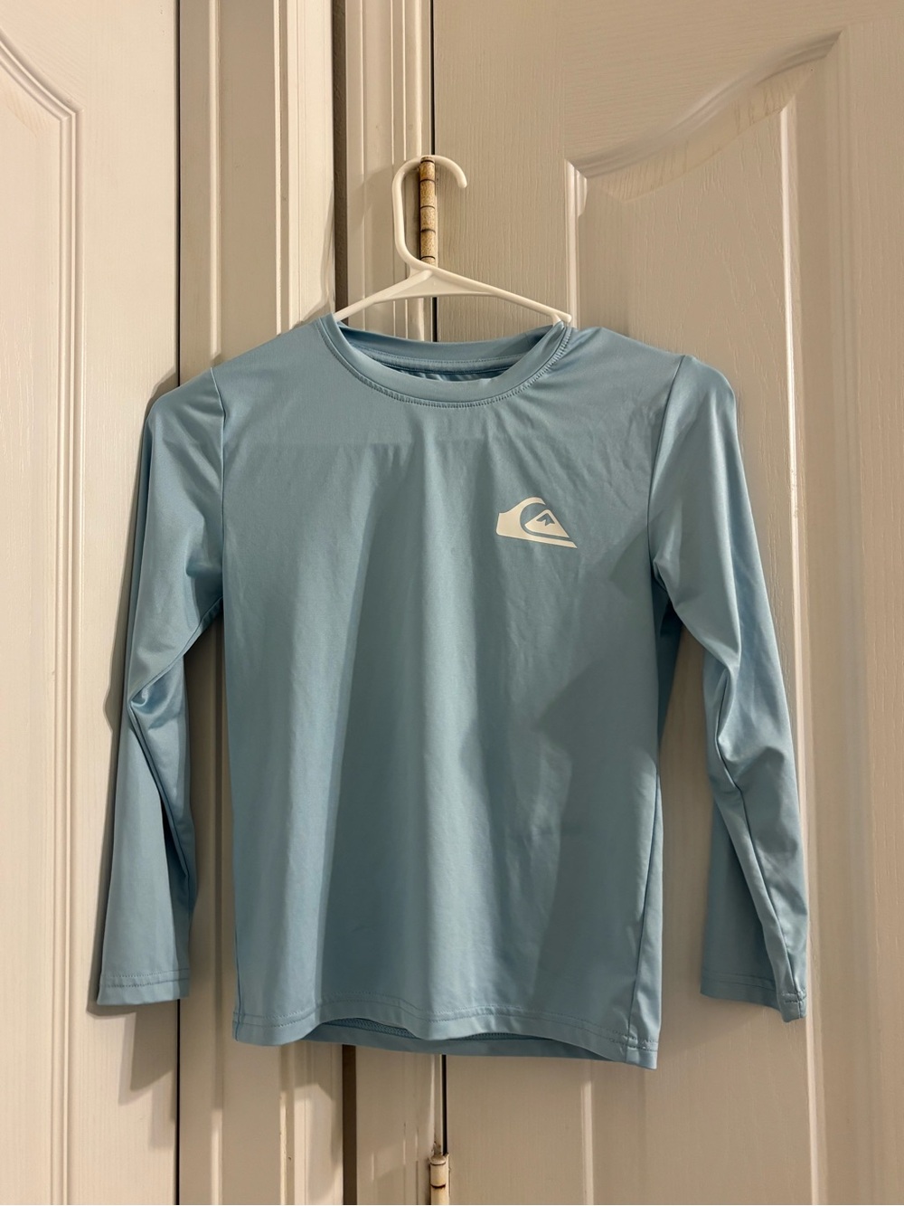 Quiksilver Light Blue Long-Sleeve Kids Rashguard